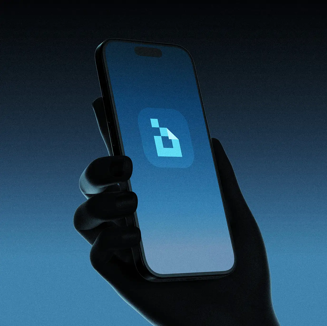 Mobile app branding and UI design project showcasing modern digital product design